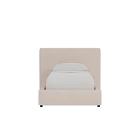 Grayton Elite Light Taupe 44" Upholstered Platform Bed