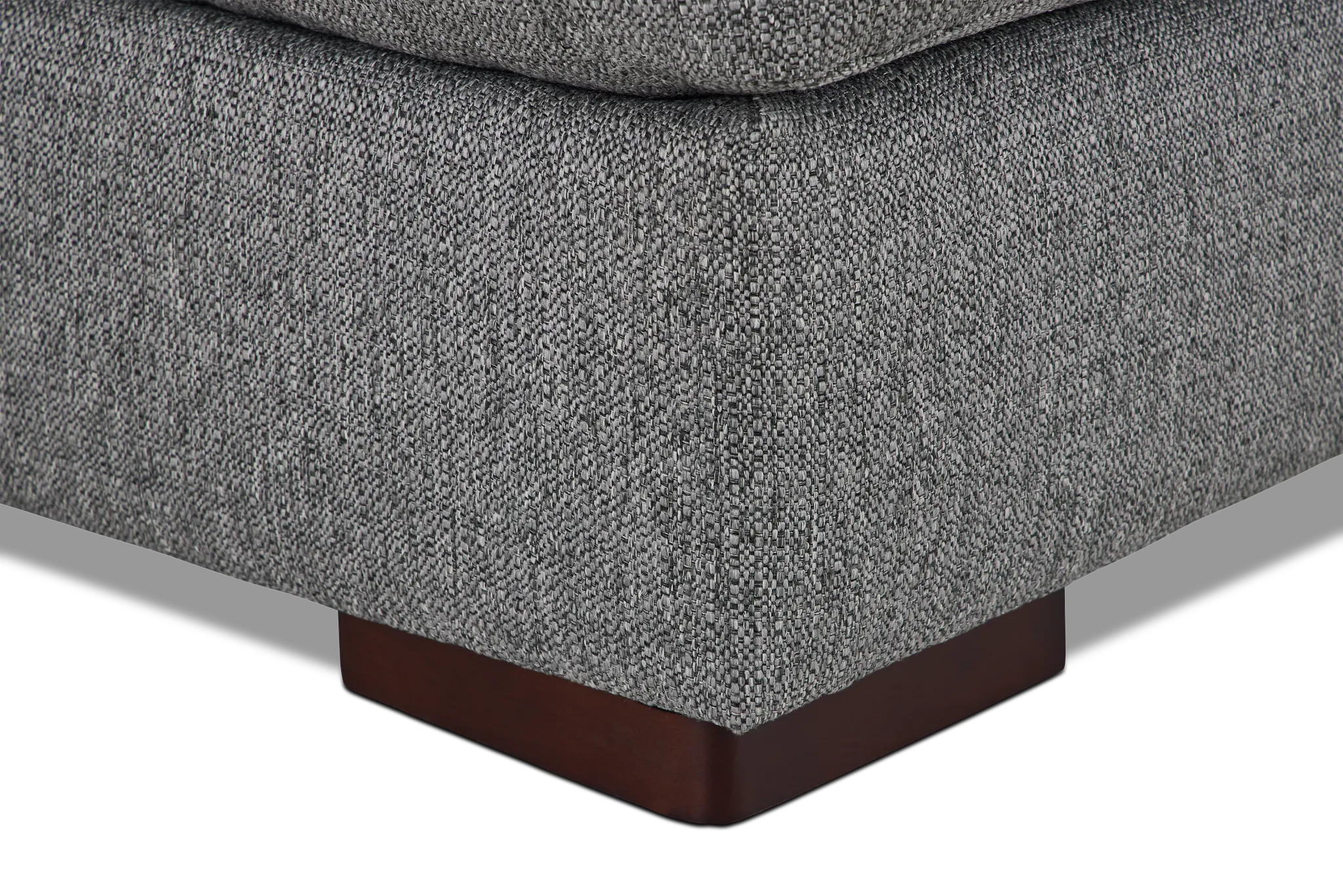 Veronica Dark Gray Down Large Left Chaise Sectional