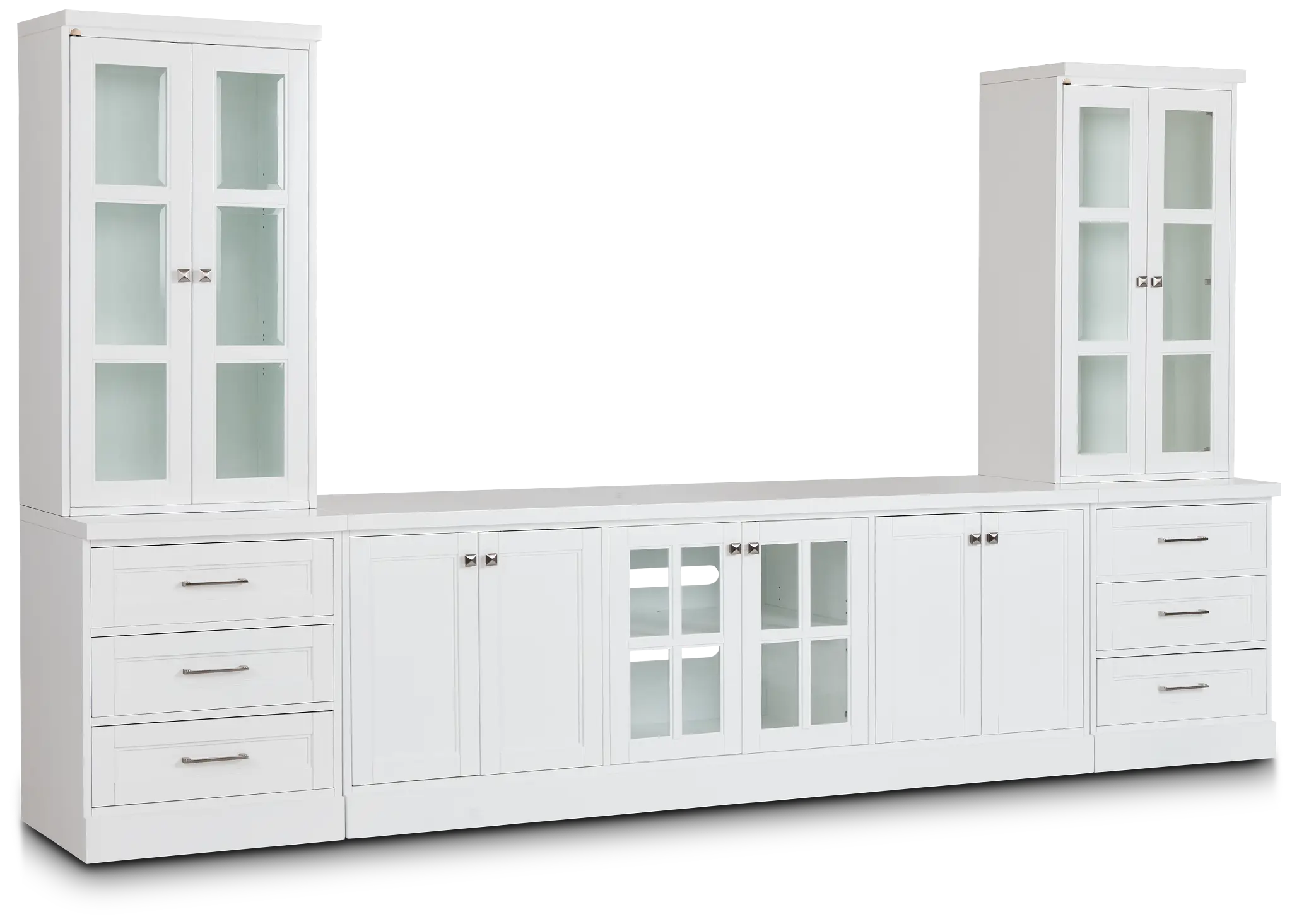 Newport White Large Drawer Entertainment Wall Newport White Large Drawer Entertainment Wall