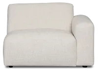 Baylor Light Beige Fabric Right Chair