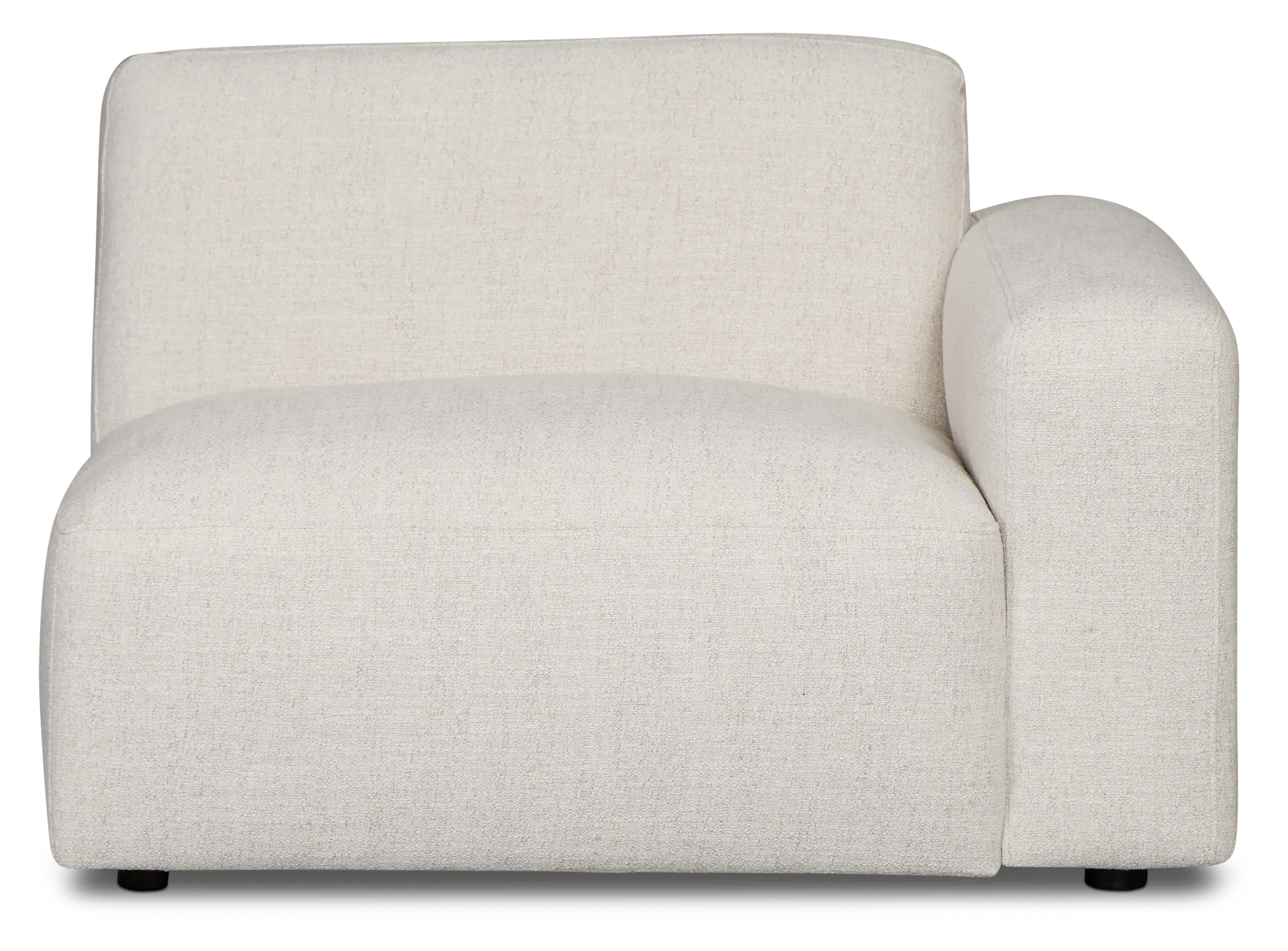 Baylor Light Beige Fabric Right Chair