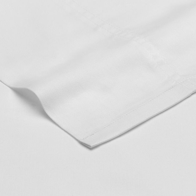 Cotton Sateen White 300 Thread Sheet Set (2)