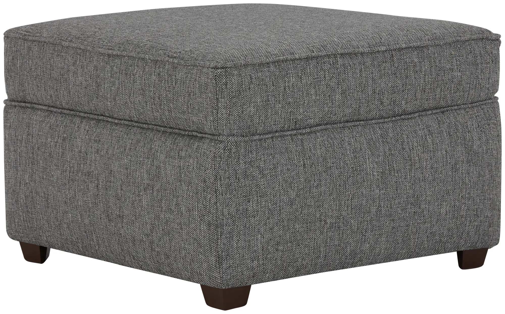 Asheville Gray Fabric Ottoman Asheville Gray Fabric Ottoman