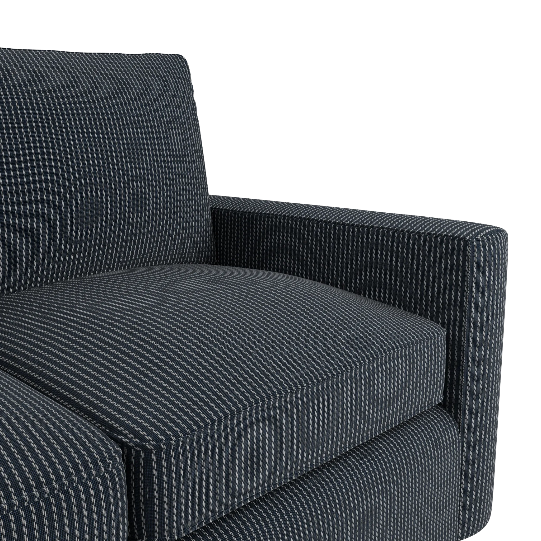 Siesta Lucy Navy Fabric Innerspring Sleeper