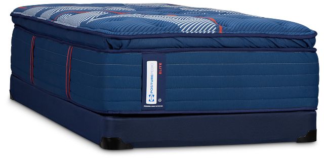 Posturepedic Elite Spring Albany 2 Soft Low-profile Mattress Set