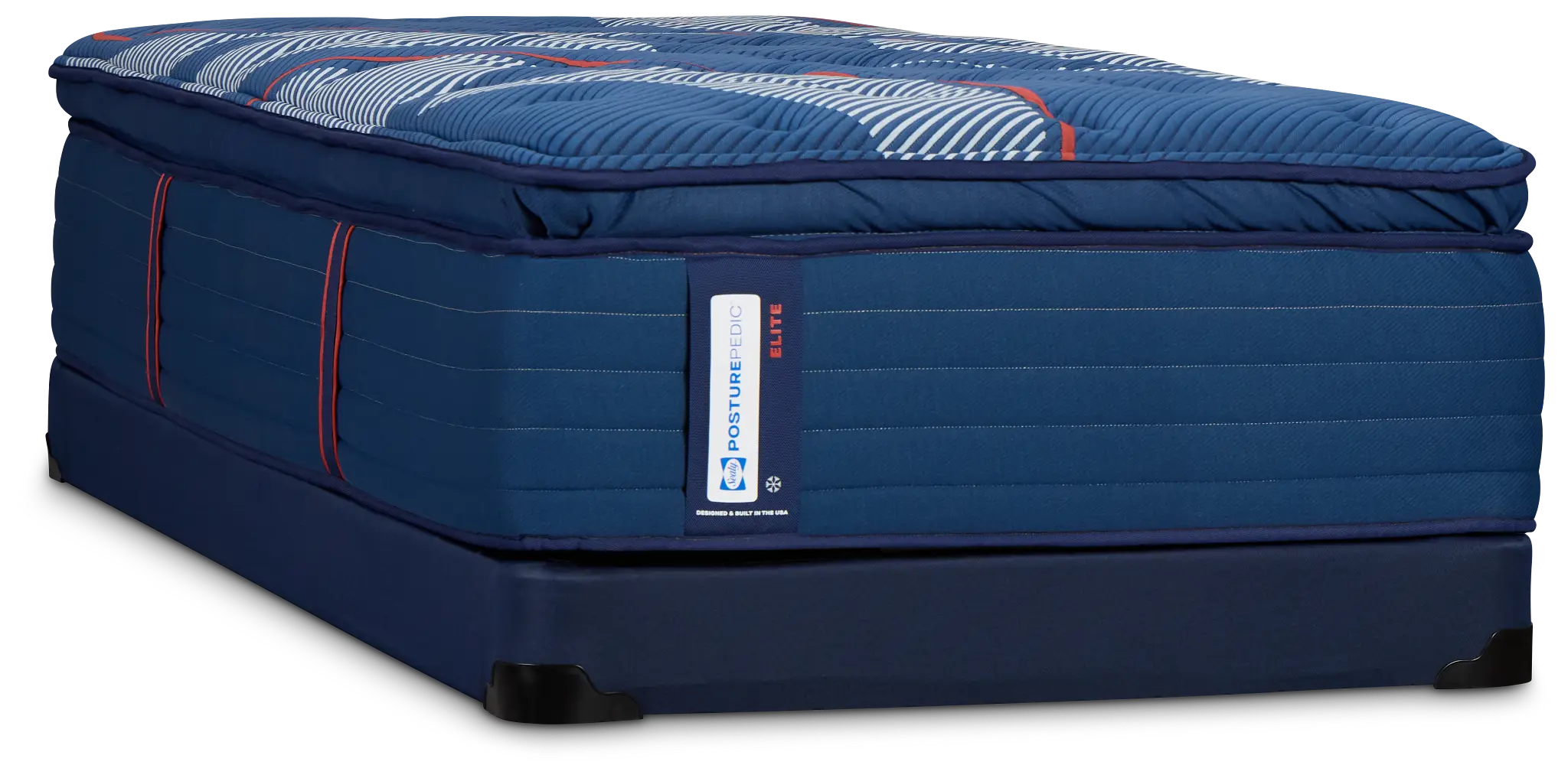 Posturepedic Elite Spring Albany 2 Soft Low-profile Mattress Set Posturepedic Elite Spring Albany 2 Soft Low-profile Mattress Set