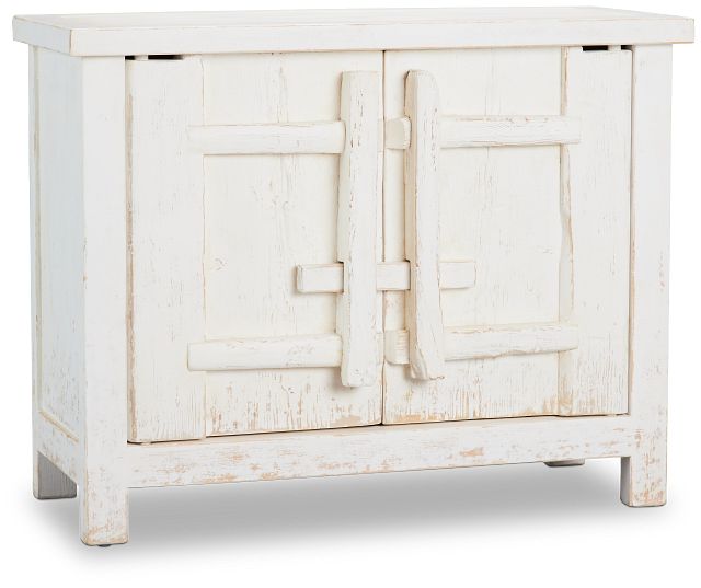 Theo White Two-door Cabinet