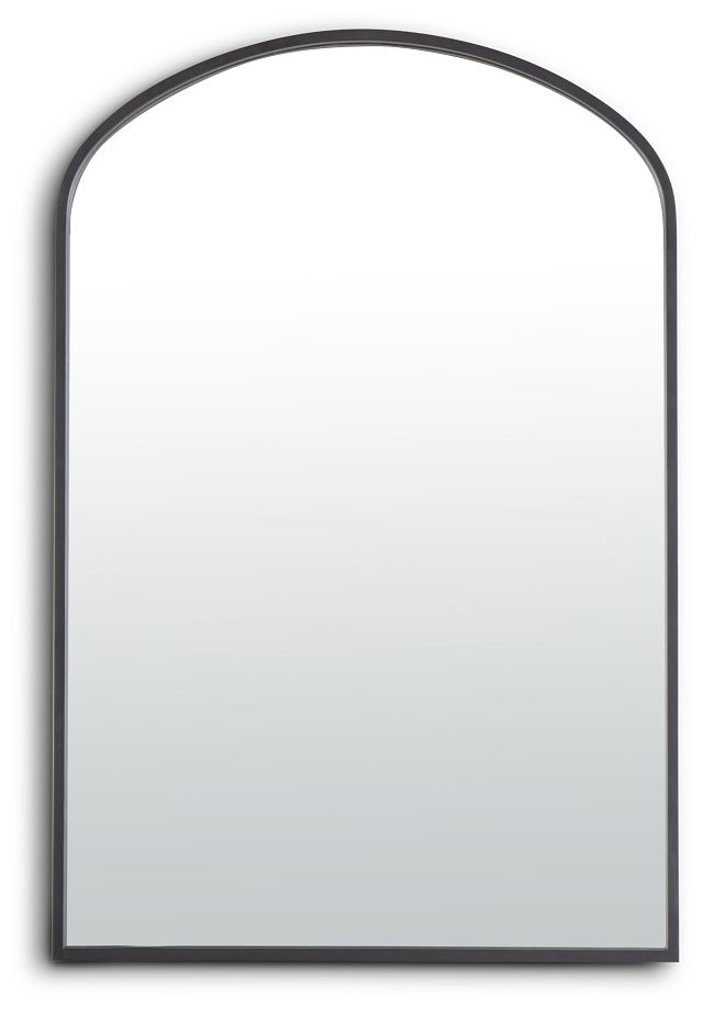 Hudson Black Medium Mirror