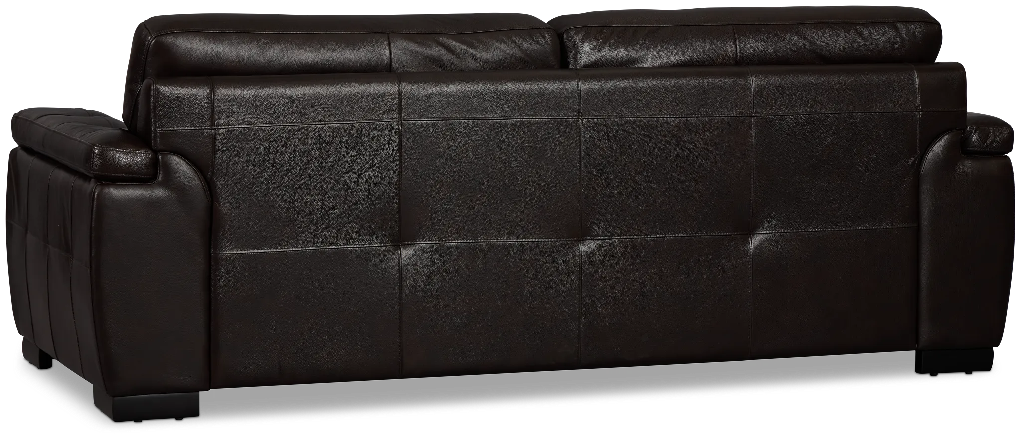 Braden Dark Brown Leather Sofa