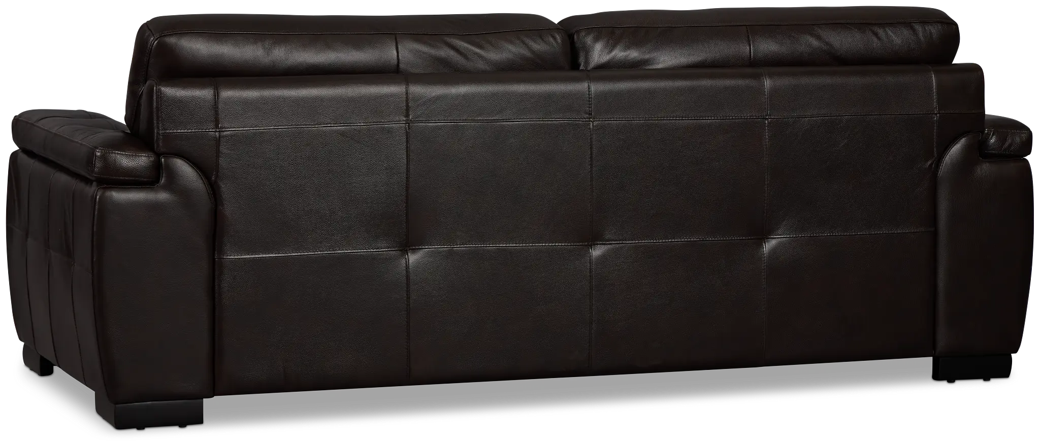 Braden Dark Brown Leather Sofa Braden Dark Brown Leather Sofa