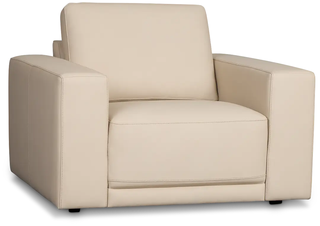 Kellan Ivory Leather Chair Kellan Ivory Leather Chair
