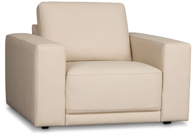 Kellan Ivory Leather Chair