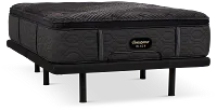 Beautyrest Black Series Two Plush Pillow Top Deluxe Adjustable Mattress Set