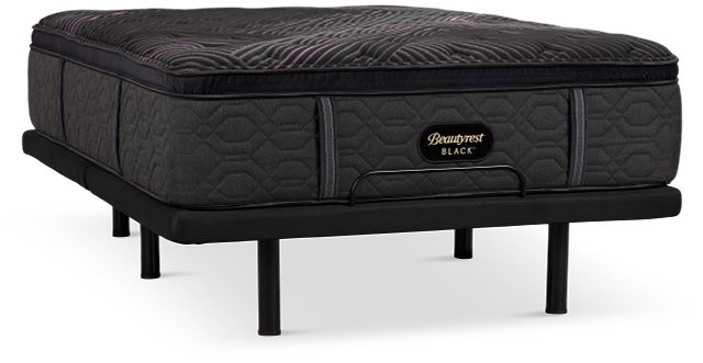 Beautyrest Black Series Two Plush Pillow Top Deluxe Adjustable Mattress Set