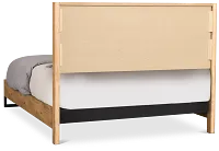 Perry Light Tone Panel Bed
