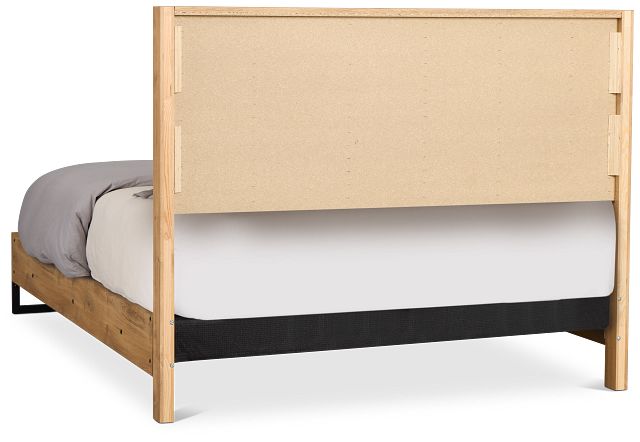 Perry Light Tone Panel Bed