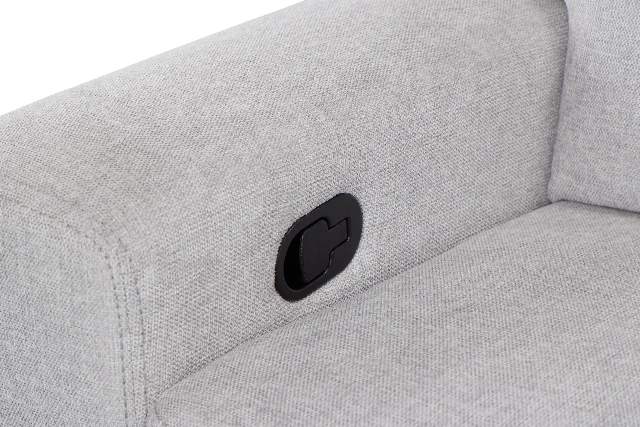 Callum Light Gray Fabric Reclining Sofa Callum Light Gray Fabric Reclining Sofa