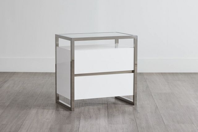 Miami White Nightstand