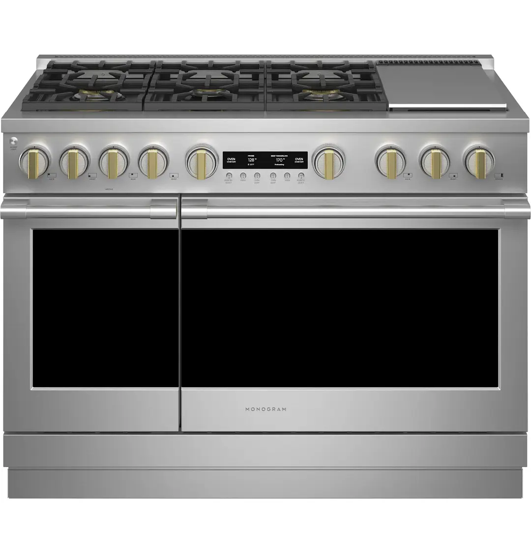 Monogram 486 Series Stainless Steel 48" Dual Fuel Range Monogram 486 Series Stainless Steel 48" Dual Fuel Range