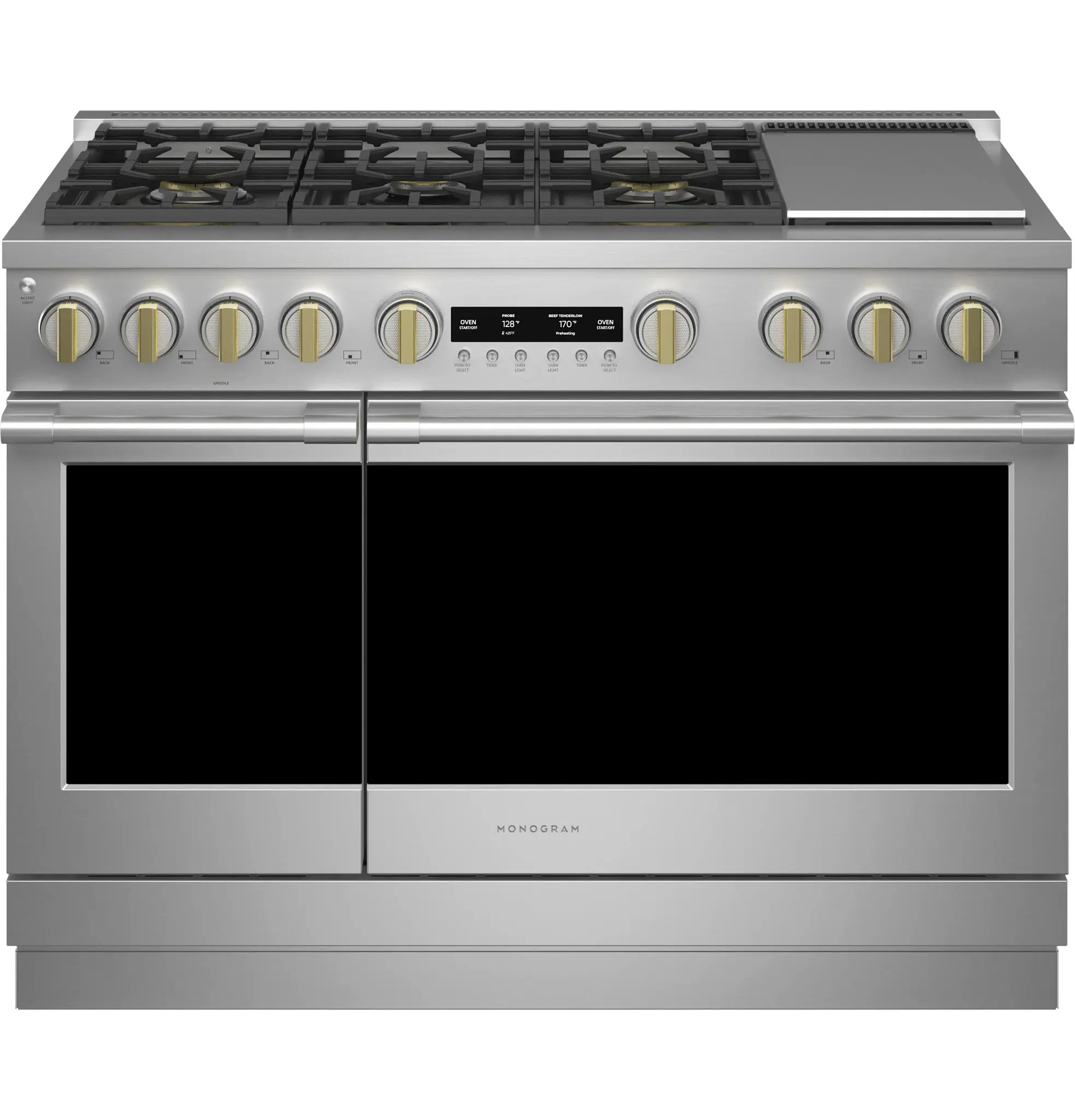Monogram 486 Series Stainless Steel 48" Dual Fuel Range Monogram 486 Series Stainless Steel 48" Dual Fuel Range