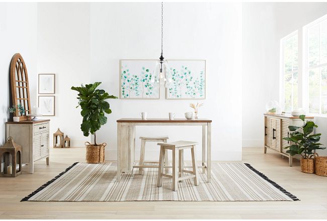 Chesapeake Two-tone 36" High Dining Table