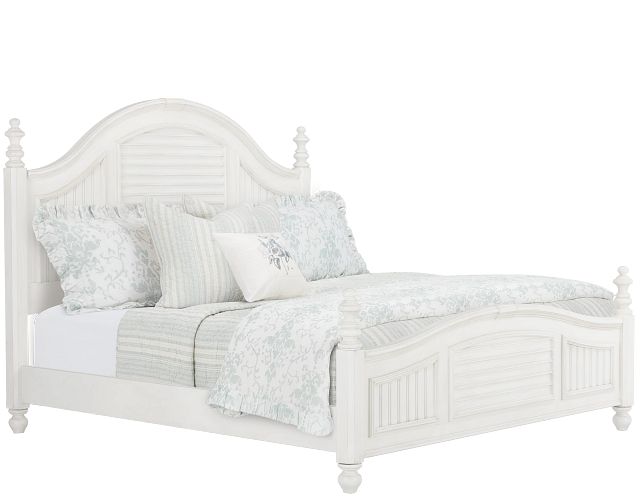 Savannah Ivory Poster Bed