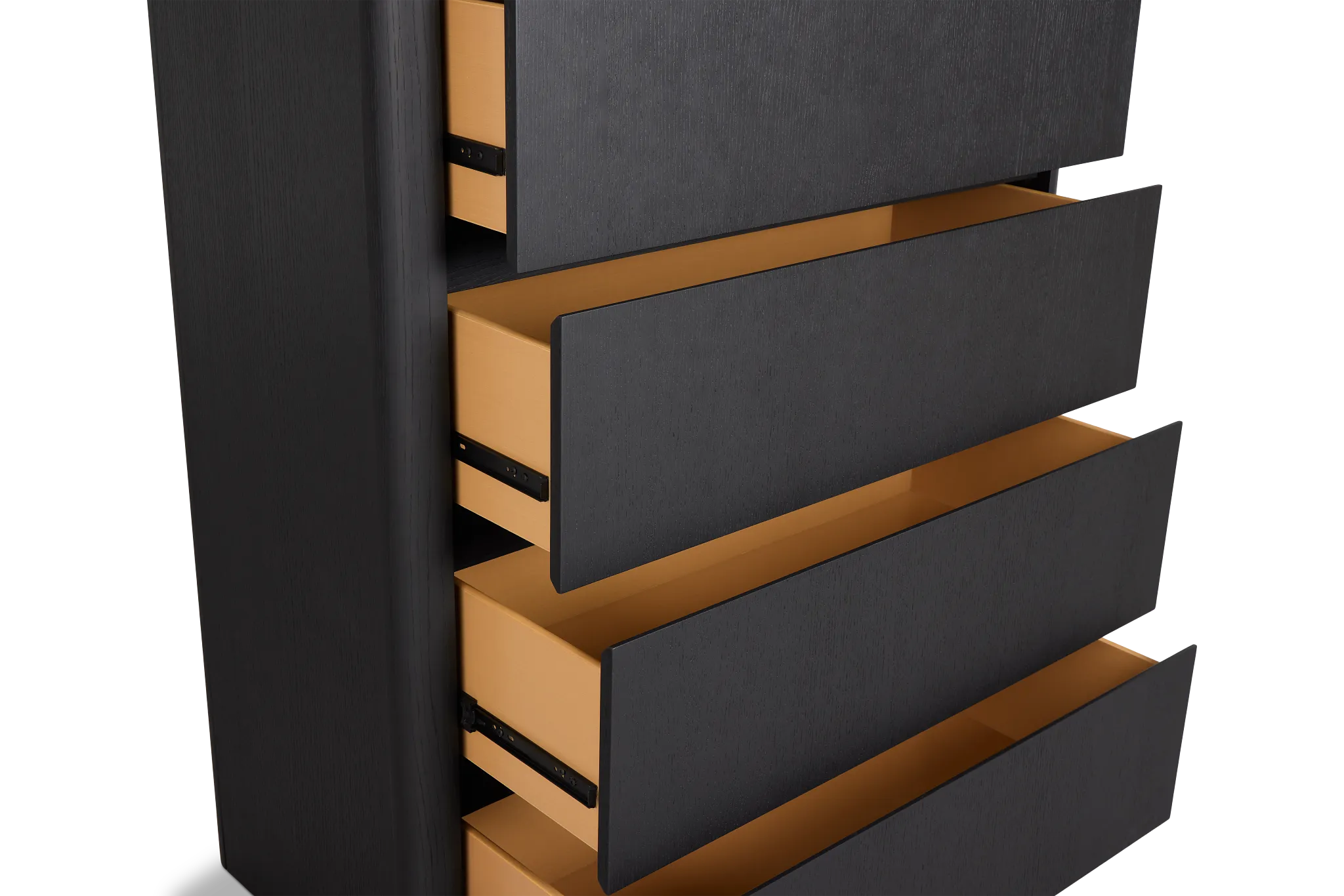 Nomad Black Drawer Chest