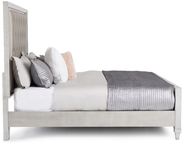 Viviana Silver Panel Bed