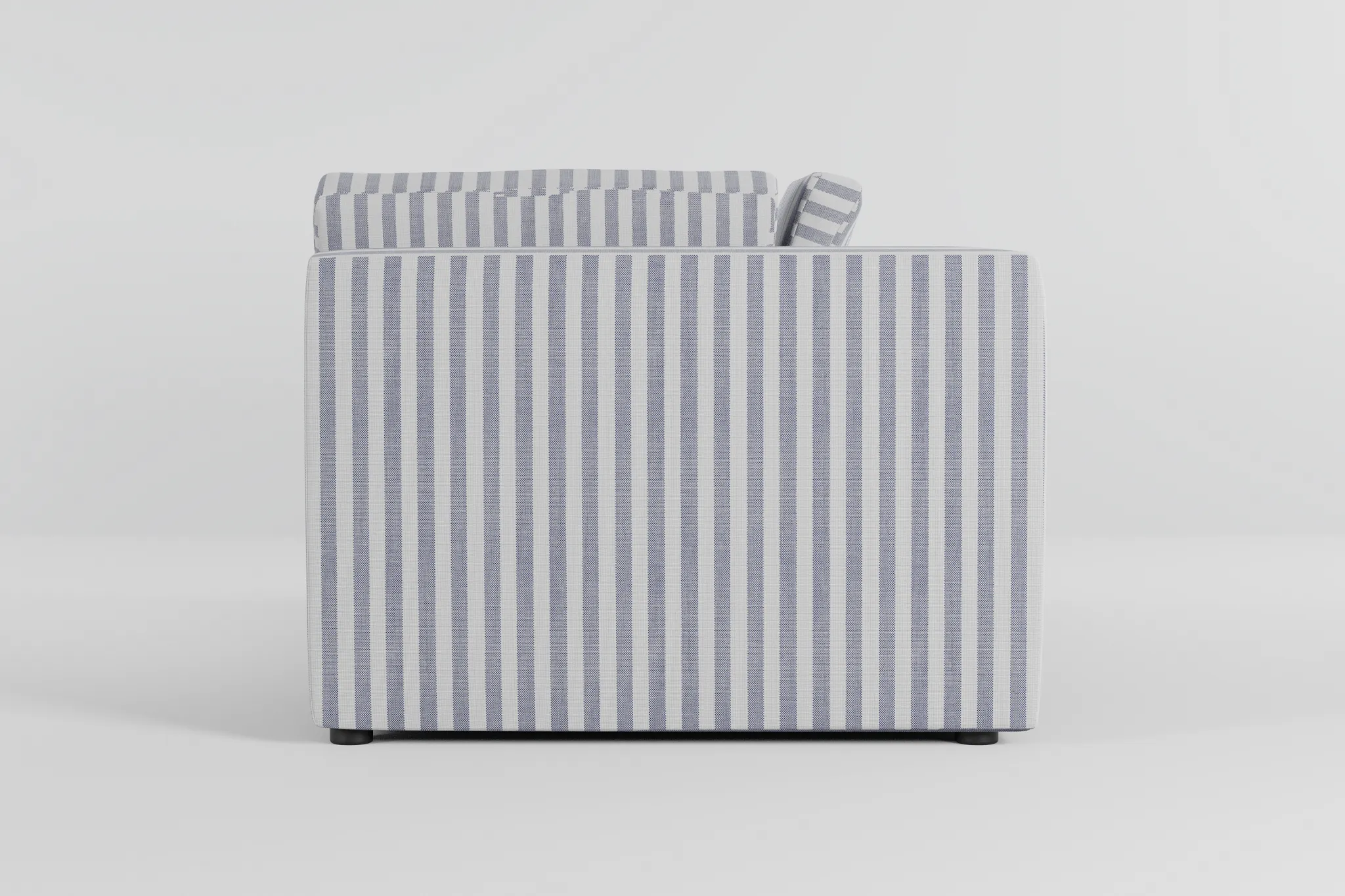 Destin Sea Lane Dark Blue Fabric 2-piece Modular Sofa