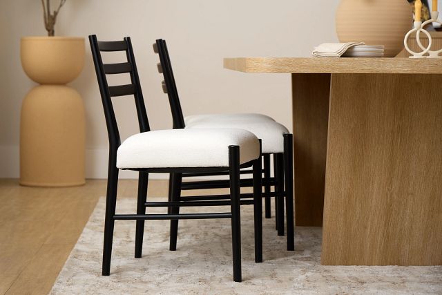 Stockton Black Upholstered Side Chair