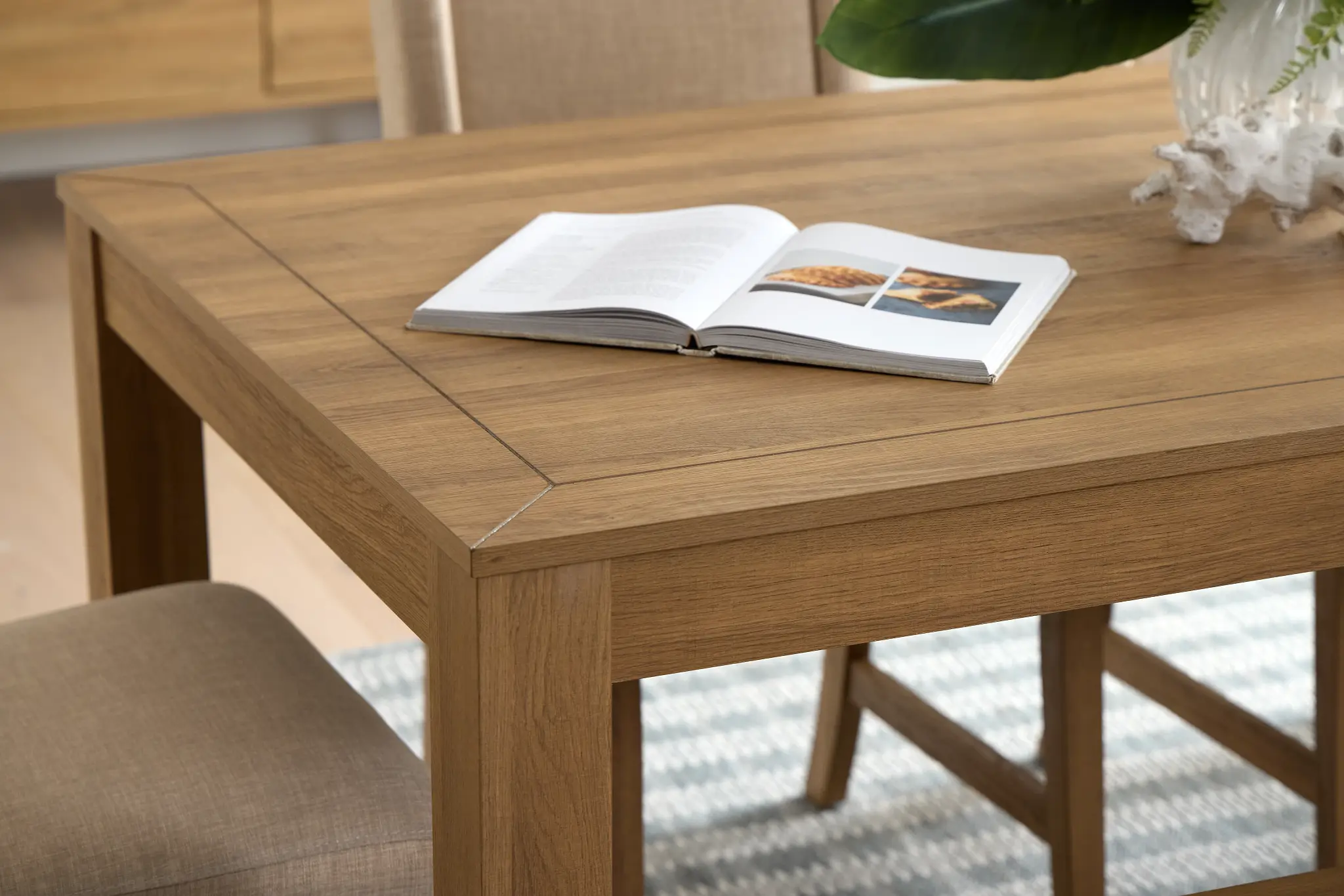 Delray Light Tone Rectangular Table Delray Light Tone Rectangular Table