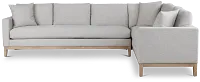 Emma Gray Medium Two-arm Sectional