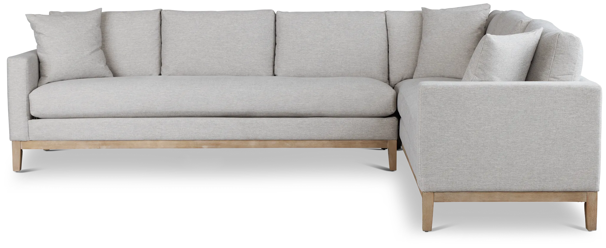 Emma Gray Medium Two-arm Sectional