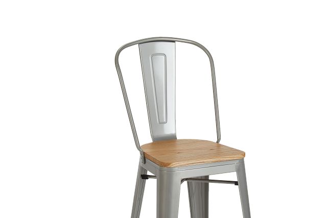 Huntley Light Tone 30" Wood Barstool