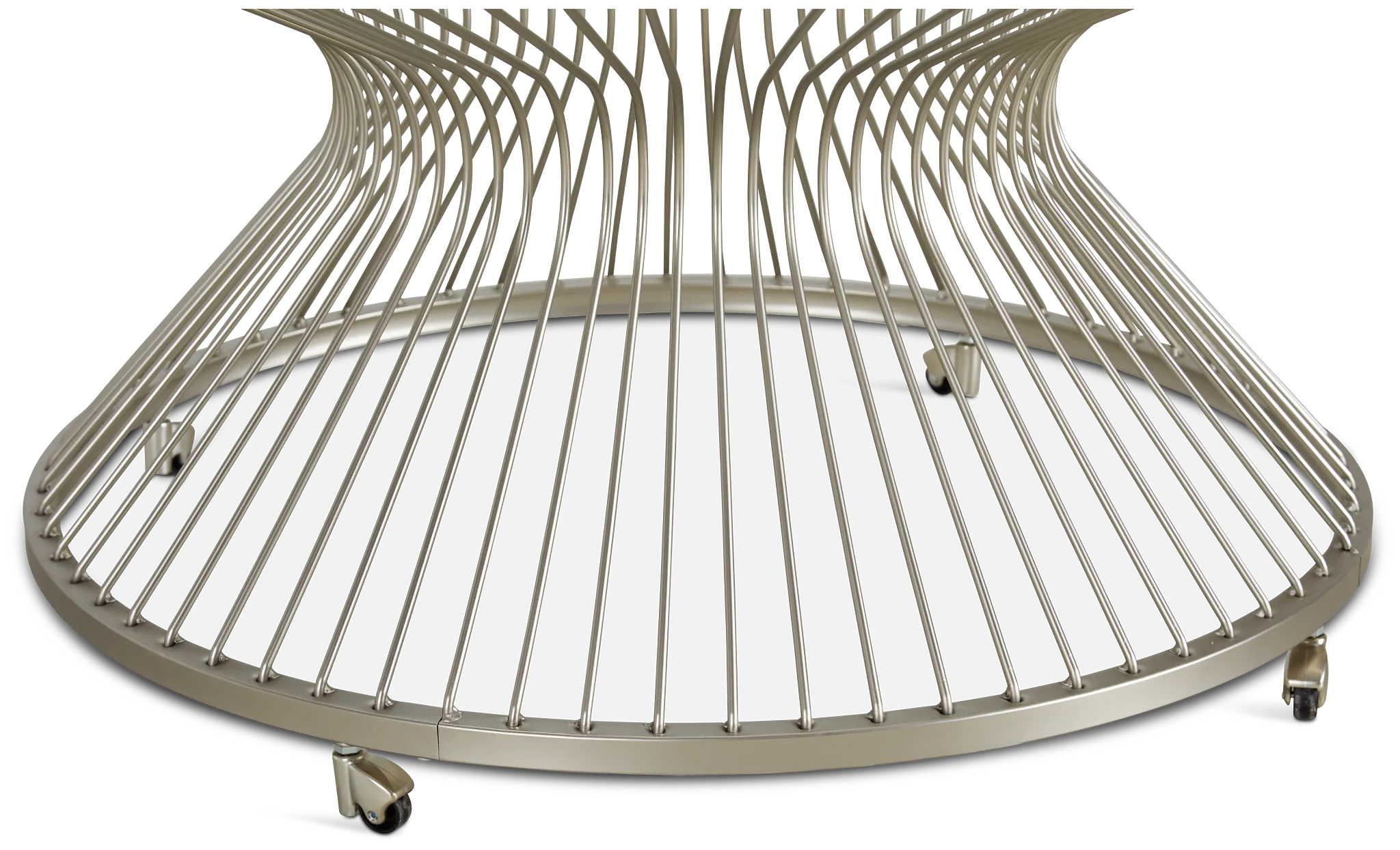 Munich Silver Glass Round Coffee Table