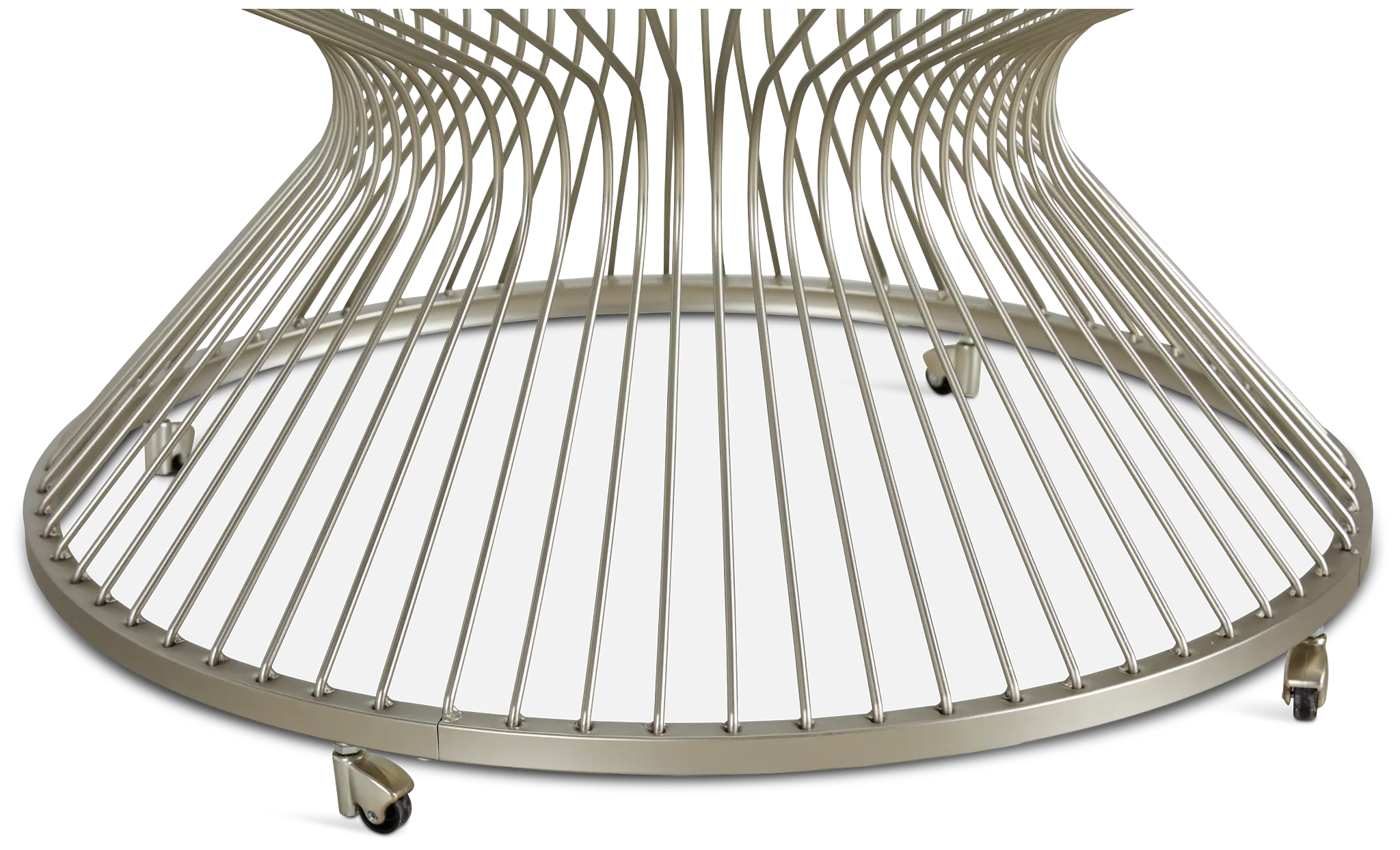 Munich Silver Glass Round Coffee Table Munich Silver Glass Round Coffee Table