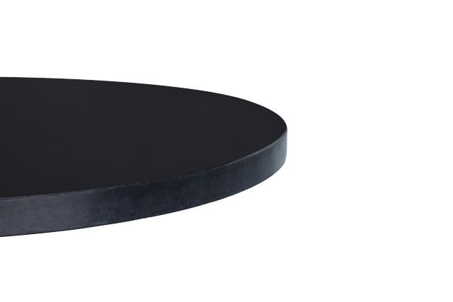 Zoe Black Marble Accent Table