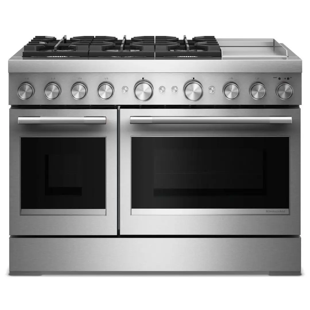 Kitchenaid 948 Series Stainless Steel Dual Fuel Range Kitchenaid 948 Series Stainless Steel Dual Fuel Range
