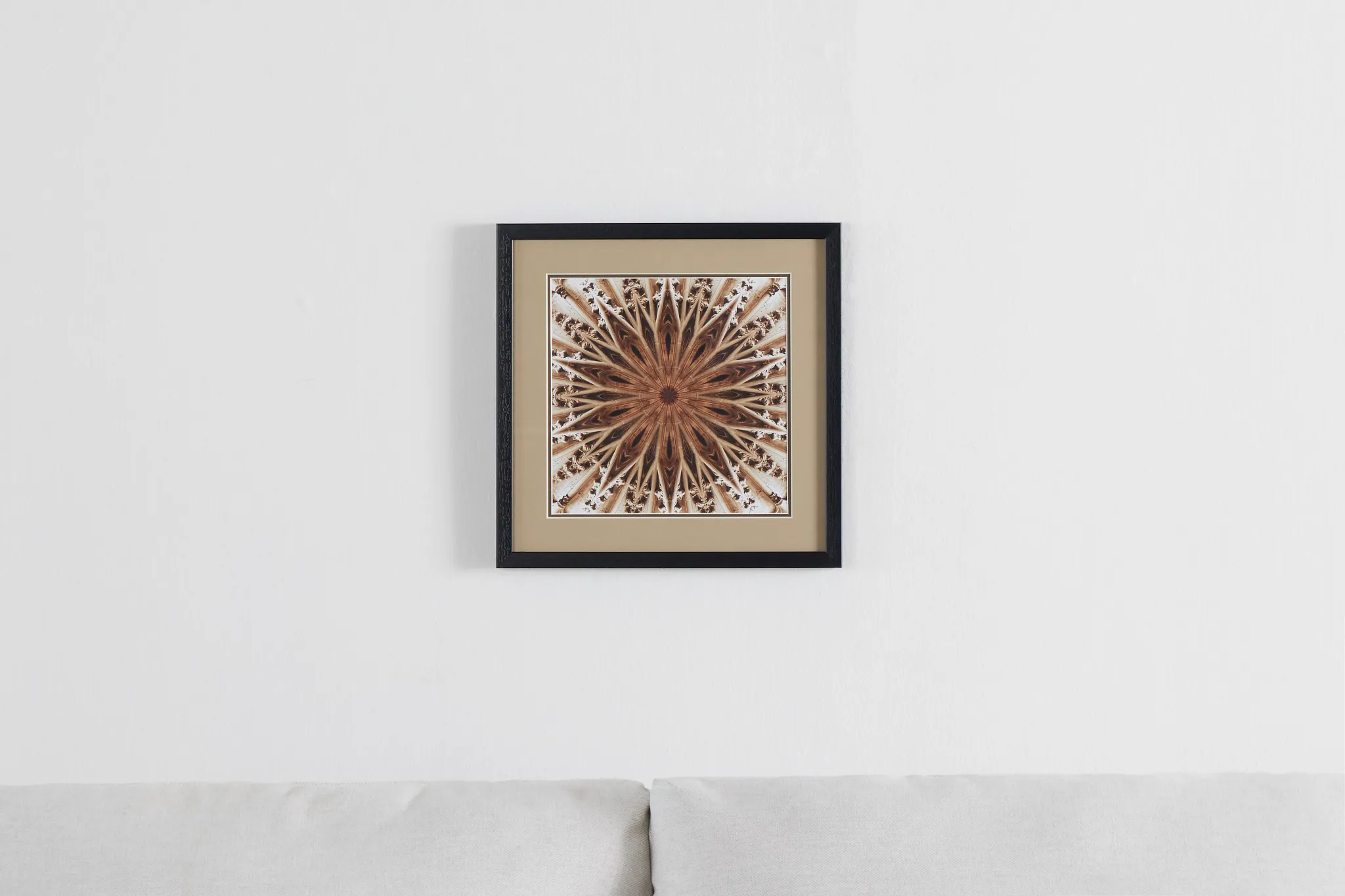 Henna Brown Framed Wall Art