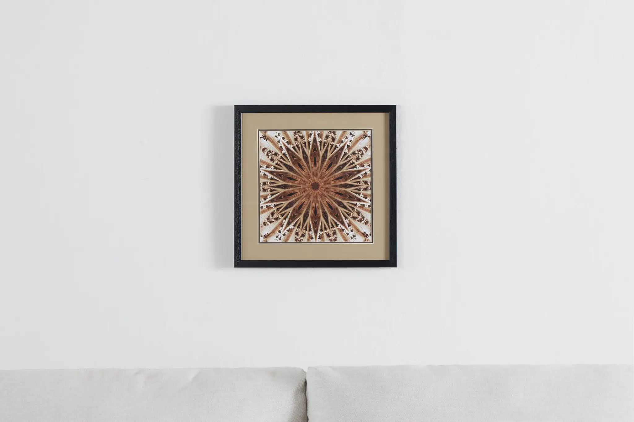 Henna Brown Framed Wall Art Henna Brown Framed Wall Art