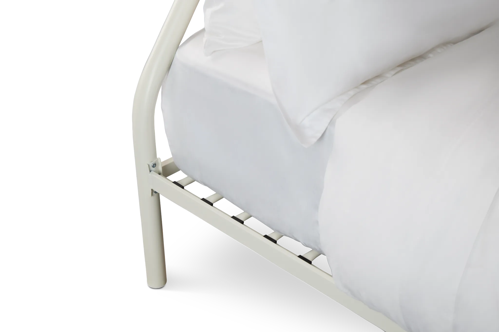 Rory White Metal Bunk Bed