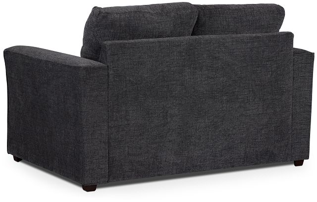 Maxie Dark Gray Micro Loveseat