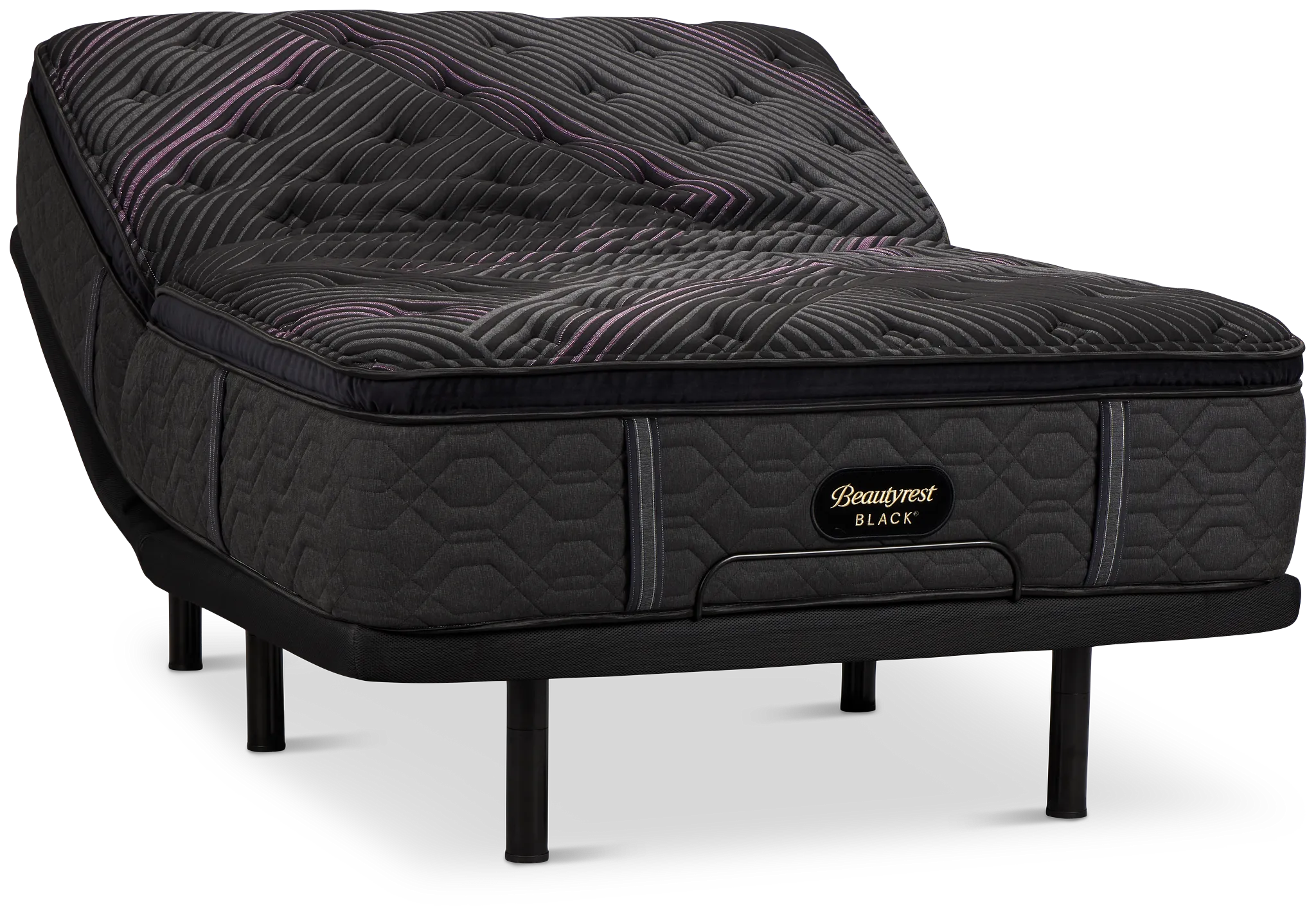 Beautyrest Black Series Two Plush Pillow Top Plus Adjustable Mattress Set