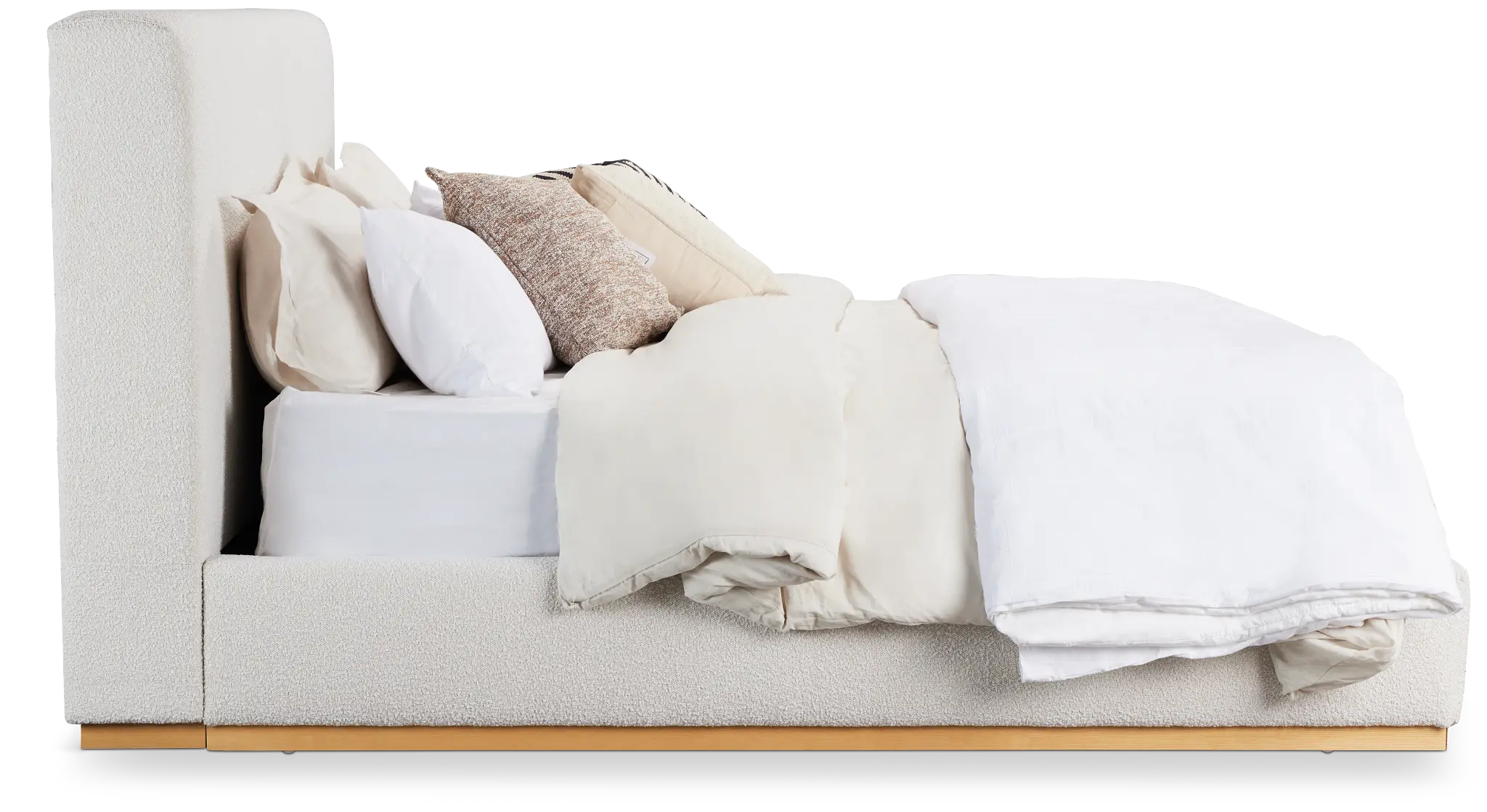 Calabasas Beige Uph Panel Bed Calabasas Beige Uph Panel Bed