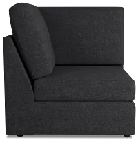 Citymod Dark Gray Fabric Wedge