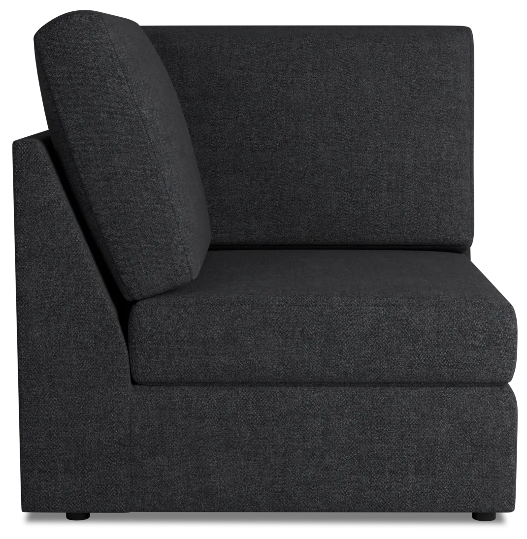 Citymod Dark Gray Fabric Wedge