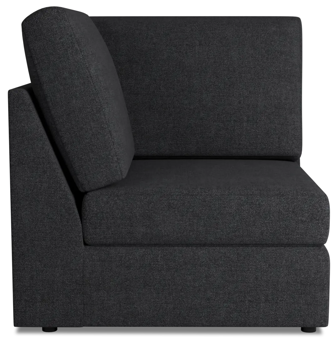 Citymod Dark Gray Fabric Wedge Citymod Dark Gray Fabric Wedge