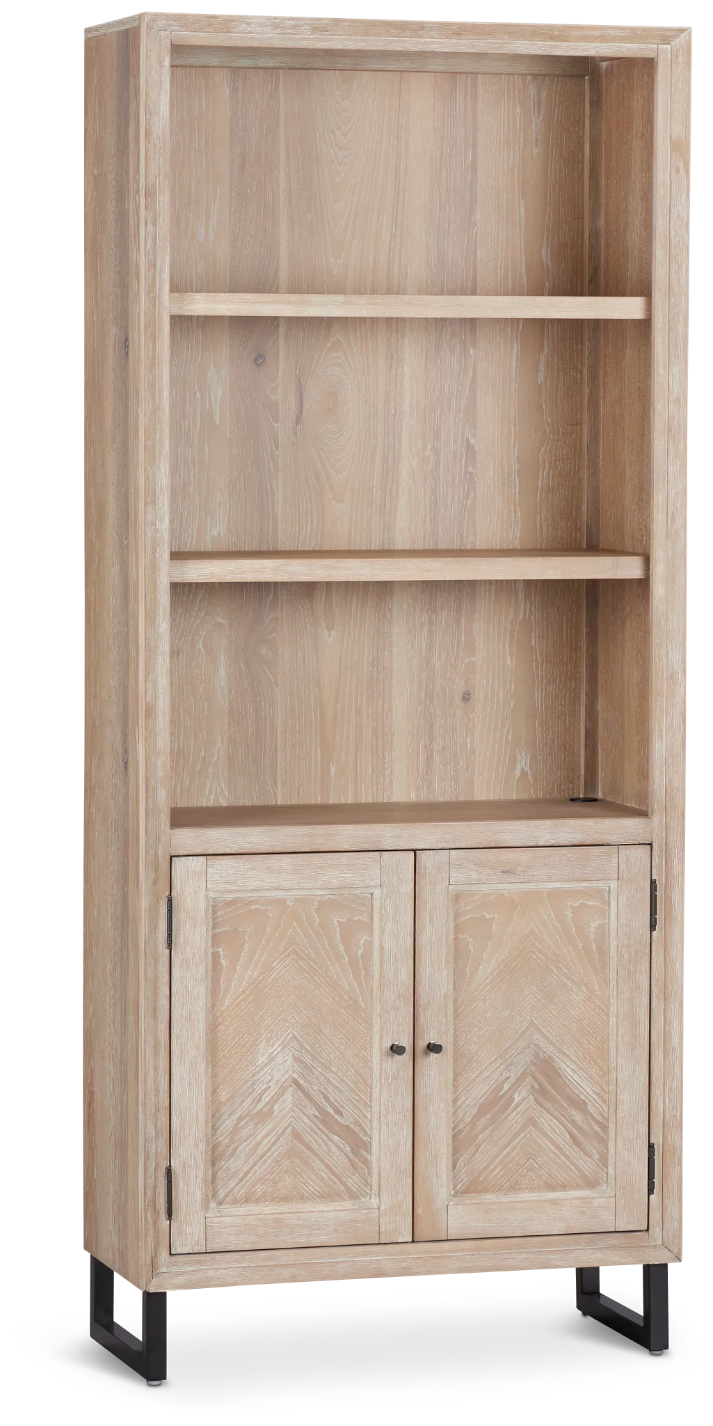 Burbank Light Tone Door Bookcase