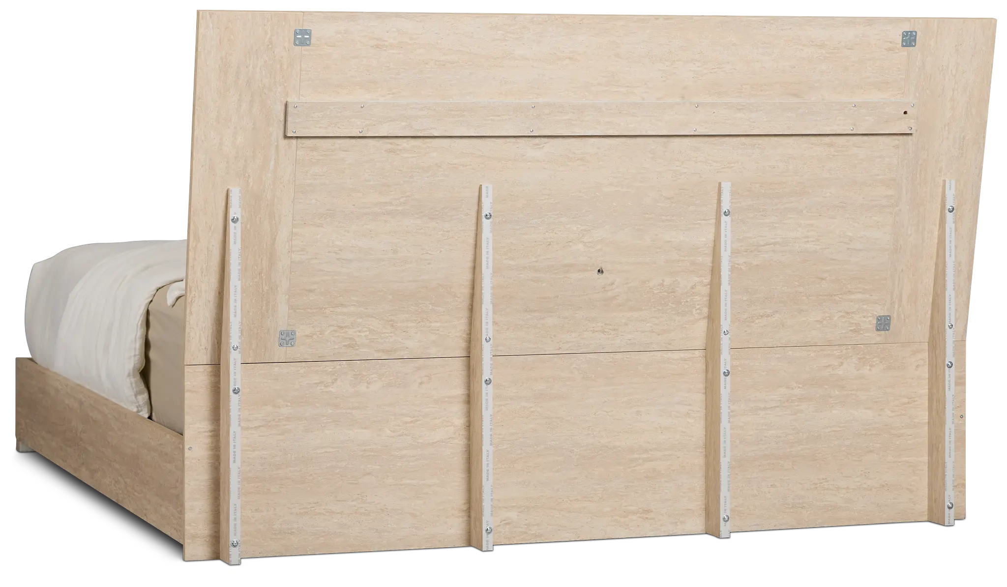 Malta Light Gray Panel Bed Malta Light Gray Panel Bed