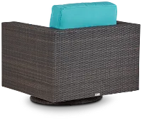 Fina Dark Teal Swivel Chair